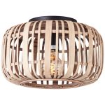 Brilliant Legnarow Luce da soffitto Metallo Bambù Marrone | 320mm - Adatto per 1x E27