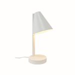 Nordlux Lampada Da Tavolo Wilmer Metallo Bianca | Adatto per 1x E14