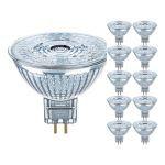 Confezione Multipack 10x Ledvance Performance Faretti LED Riflettore GU5.3 MR16 3.4W 230lm 36D - 927 Bianco Molto Caldo | Miglior resa cromatica - Dimmerabile - Sostitua 20W