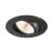 SLV New Tria 68 Faretti Aluminium Nero Il Giro 8.3W 705lm 38D - 927 Bianco Molto Caldo | Ritaglio 68mm -  Miglior Resa Cromatica - Dimmerabile 