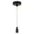 Ledvance Decor Glow Luce Pendente Nero 9W 450lm - 927 Bianco Molto Caldo | 140mm - Miglior Resa Cromatica