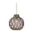 Good&Mojo Luce Pendente Mendoza Bambù Burgundy S | Adatto per 1x E27 