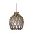 Good&Mojo Luce Pendente Mendoza Bambù Burgundy L | Adatto per 1x E27 