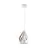Eglo Luce Pendente Carlton 1 Acciaio Bianca Oro | IP20 - Adatto per 1x E27 