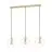 Eglo Luce Pendente Manizales Acciaio Oro | IP20 - Adatto per 3x E27 