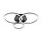 Eglo Luce da soffitto Parrapos-Z Acciaio Nero 11W 4300lm - 830-865 Regolabile Bianca | IP20 - Zigbee Dimmerabile