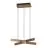 Eglo Connect.Z Smart Luce Pendente Folcino-Z Acciaio Bronze, Nero 36W 3720lm - 827-865 Regolabile Bianca + RGB | Dimmerabile