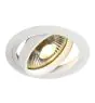 SLV New Tria 1 Faretti Aluminium Bianca Il Giro | Ritaglio 150mm - Adatto per 1x GU10 (AR111) 