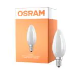Osram LED Classic E14 Candela Filamento Ghiaccio 1.2W 255lm - 840 Bianco Freddo | Sostitutiva 25W