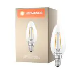 Ledvance Classic LED E14 Candela Filamento Chiara 1.8W 250lm - 827 Bianco Molto Caldo | Sostitutiva 25W