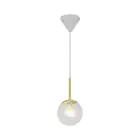 Nordlux Chisell 15 Luce Pendente Metallo e Vetro Ottone | Adatto per E14