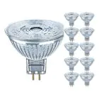 Confezione Multipack 10x Ledvance Performance Faretti LED Riflettore GU5.3 MR16 3.4W 230lm 36D - 927 Bianco Molto Caldo | Miglior resa cromatica - Dimmerabile - Sostitua 20W