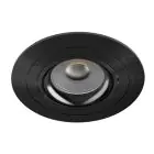 Noxion Incasso Faretti Logic MR16 Inclinabile Nero | 92mm - Ritaglio 80mm - IP20 - incl. GU10 Attacco 