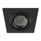 Noxion Incasso Faretti Boxi MR16 Inclinabile Nero |Ritaglio 80mm - IP20 - incl. GU10 Attacco 