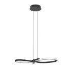 Eglo Luce Pendente Serpins Acciaio Nero 21W 2500lm - 830 Luce Calda - 