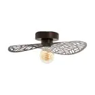 Eglo Luce da soffitto Swaby Acciaio Bronzo | IP20 - Adatto per 1x E27 